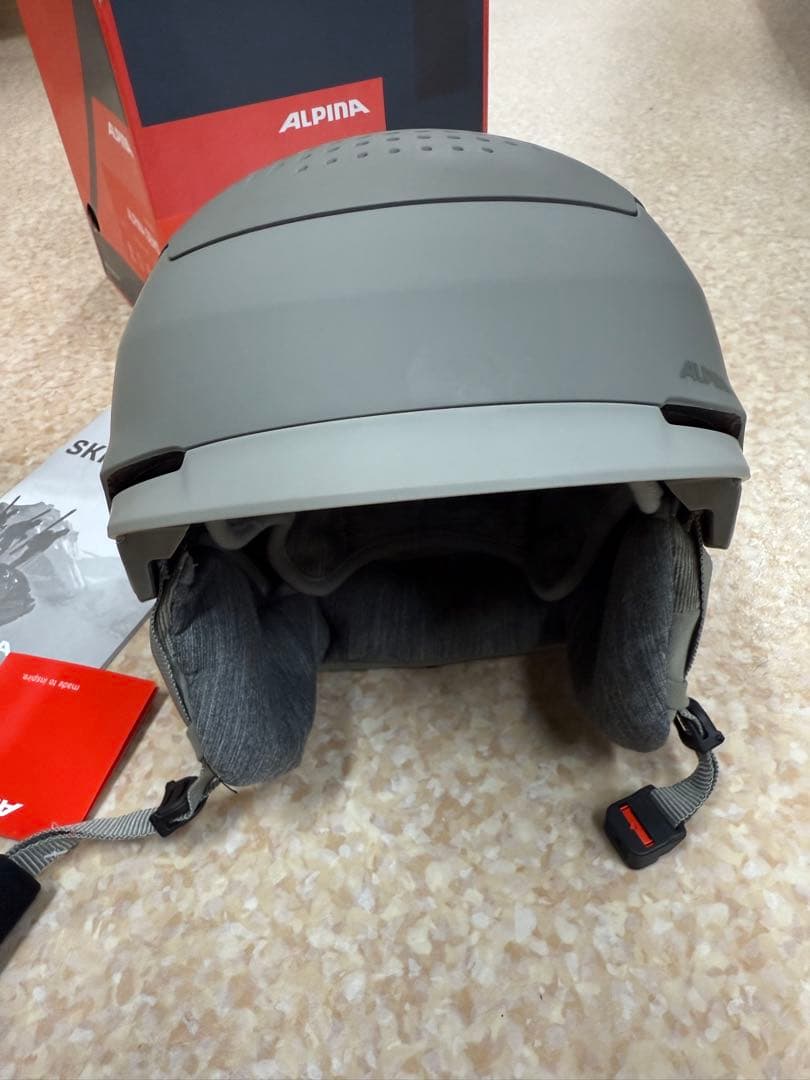 ALPINA スキー・スノーボード用ヘルメット グレー