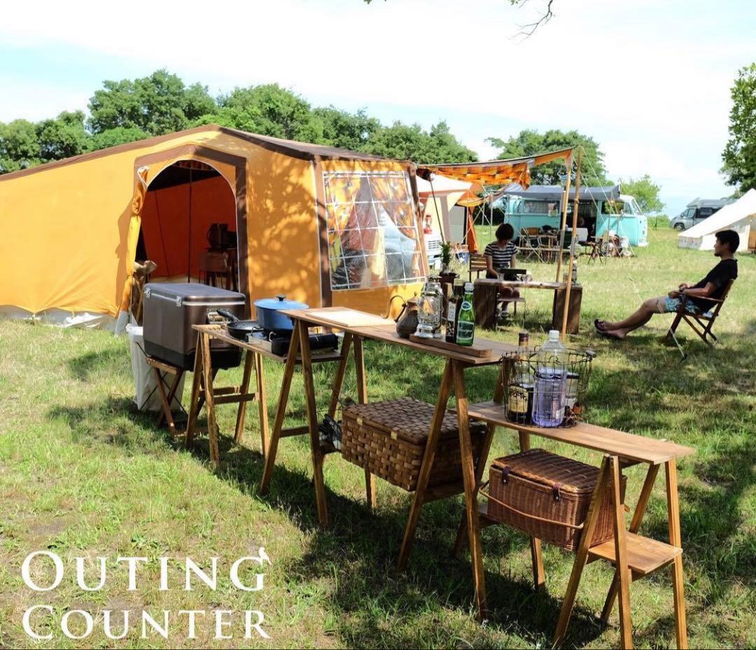 OUTING オリジナル キッチン カウンター ハイ ラッキング テーブル