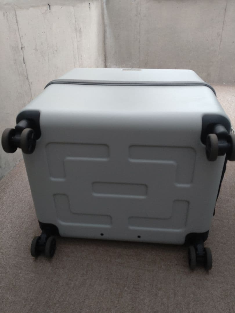 美品ペチコペットキャリー【Lサイズ】　PETICO サンドグレー×ホワイト