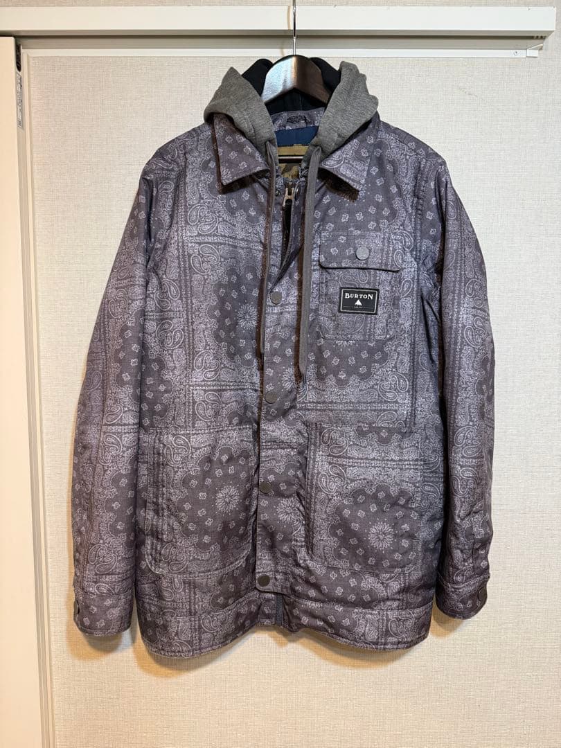 BURTON スノーボードウェア ペイズリー柄　Sサイズ
