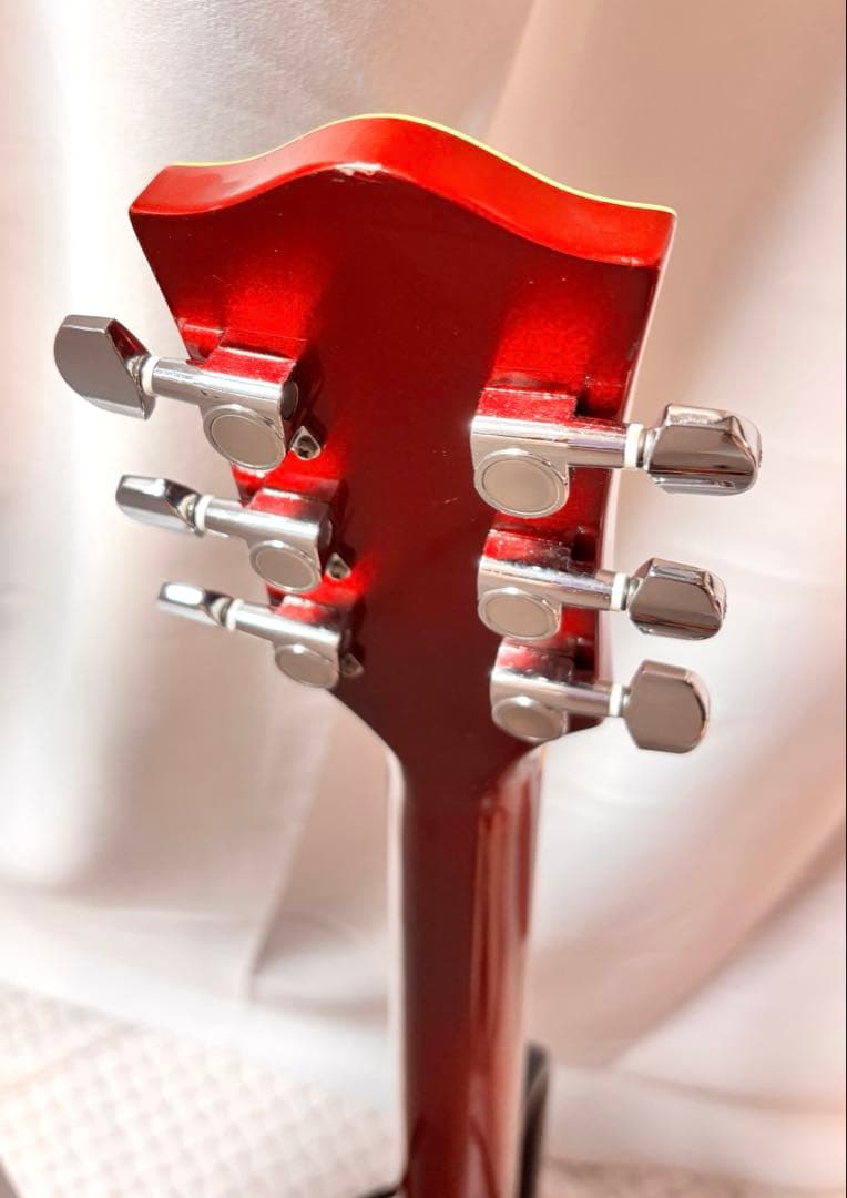 Prologue レスポールタイプ　エレキギター　レッド　ソフトケース付き