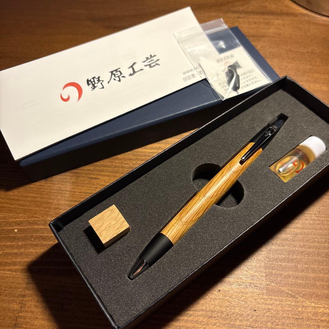 野原工芸　楢のシャープペンシル　新型
