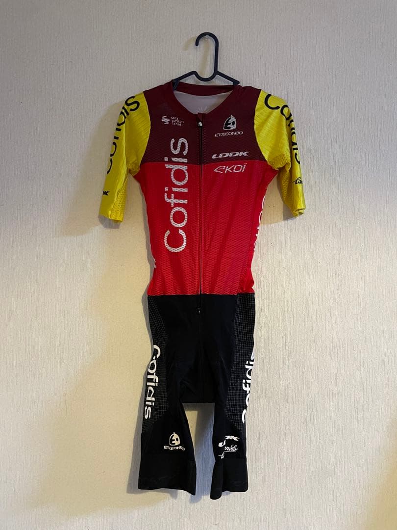【選手支給品】コフィディス Cofidis ロードスーツ サイズS メゾノブ選手