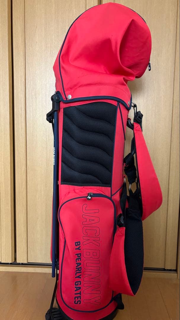 JACK BUNNY キャディバッグ レッド