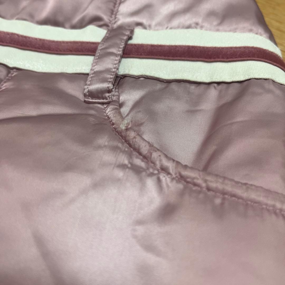 a フード付きノースリーブワンピース ピンク