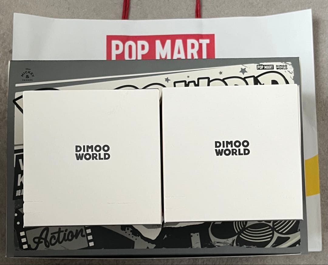 【未開封】DIMOO WORLD × DISNEY シリーズ ぬいぐるみ2ピース