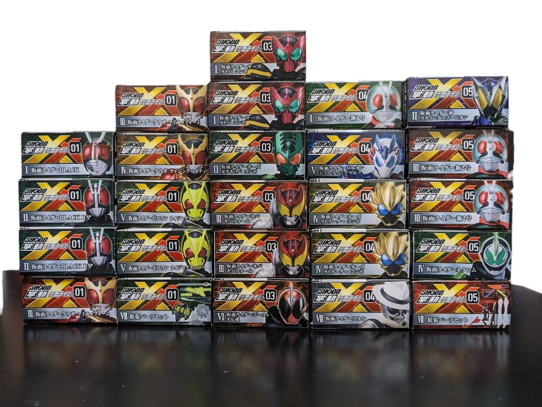掌動 超動 SHODO 仮面ライダー 136個まとめ売り