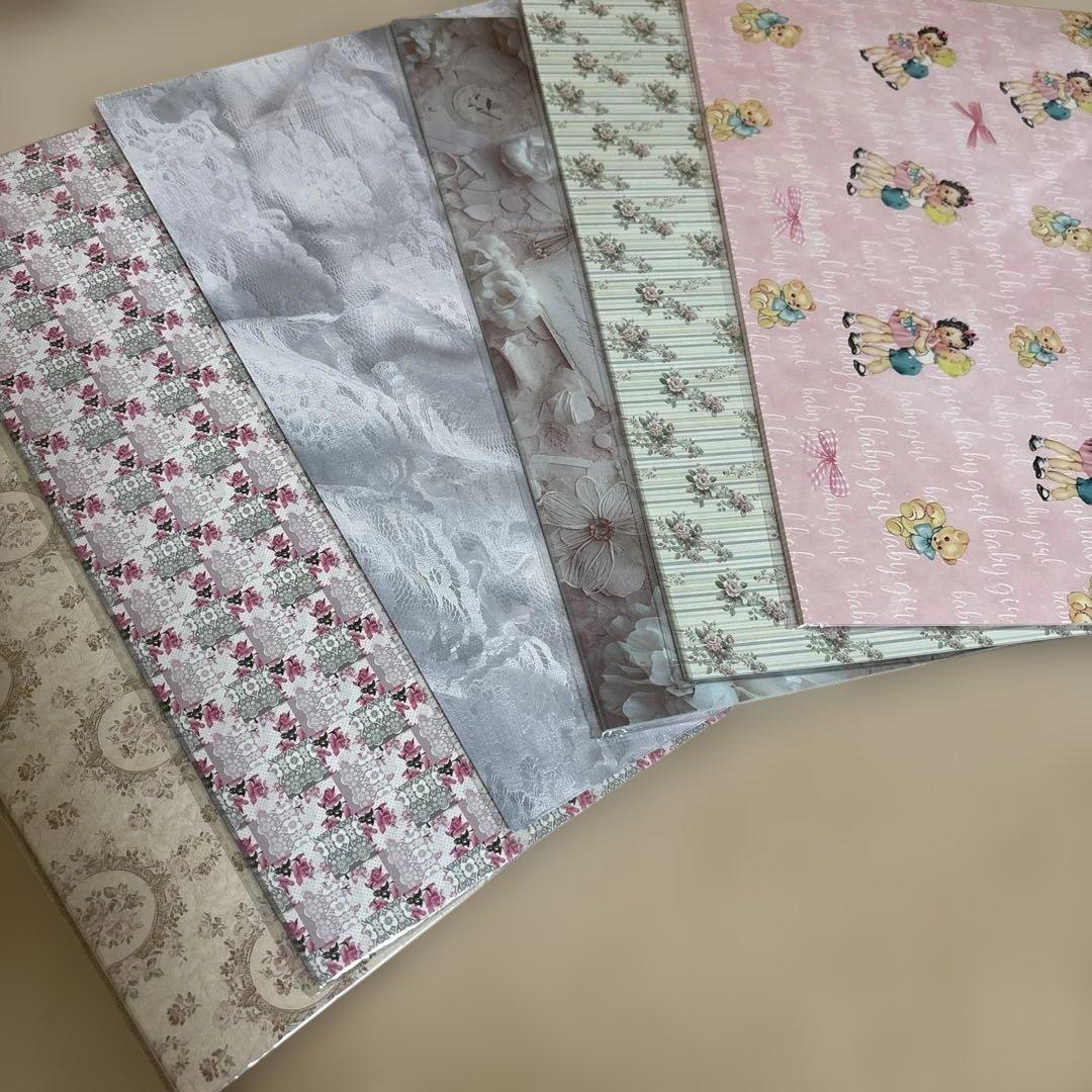 【処分価格】　デザインペーパー　大量　まとめ売り