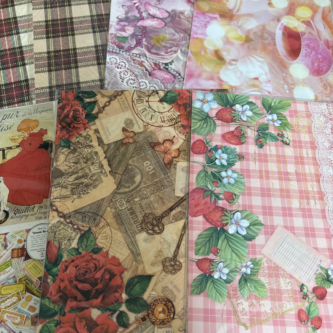 【処分価格】　デザインペーパー　大量　まとめ売り