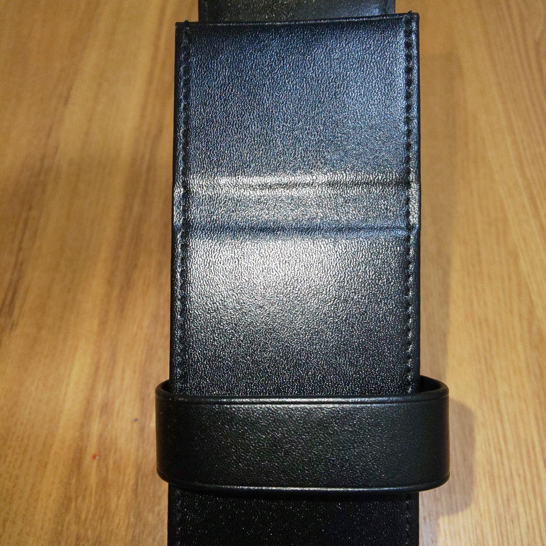 美品 MONTBLANC モンブラン ブラック レザーケース 2本用