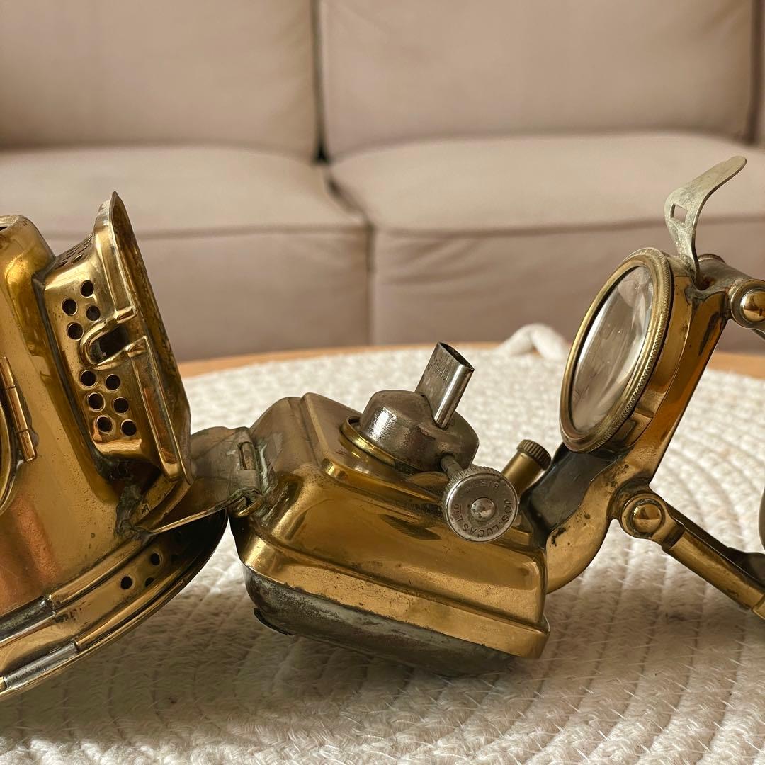 Lucas Silver King オイルランプ（ニッケル版）バイシクルライト