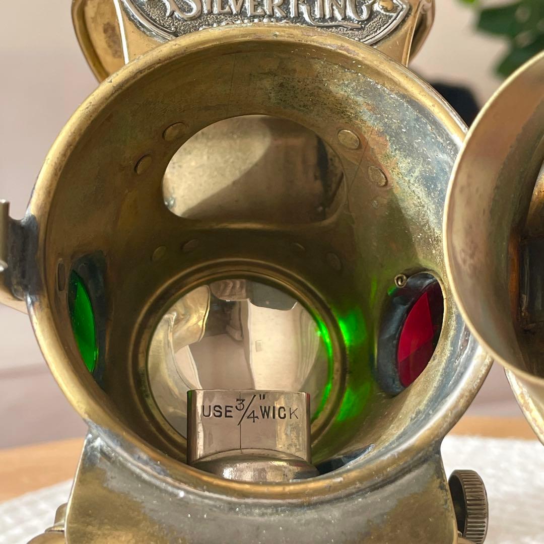 Lucas Silver King オイルランプ（ニッケル版）バイシクルライト