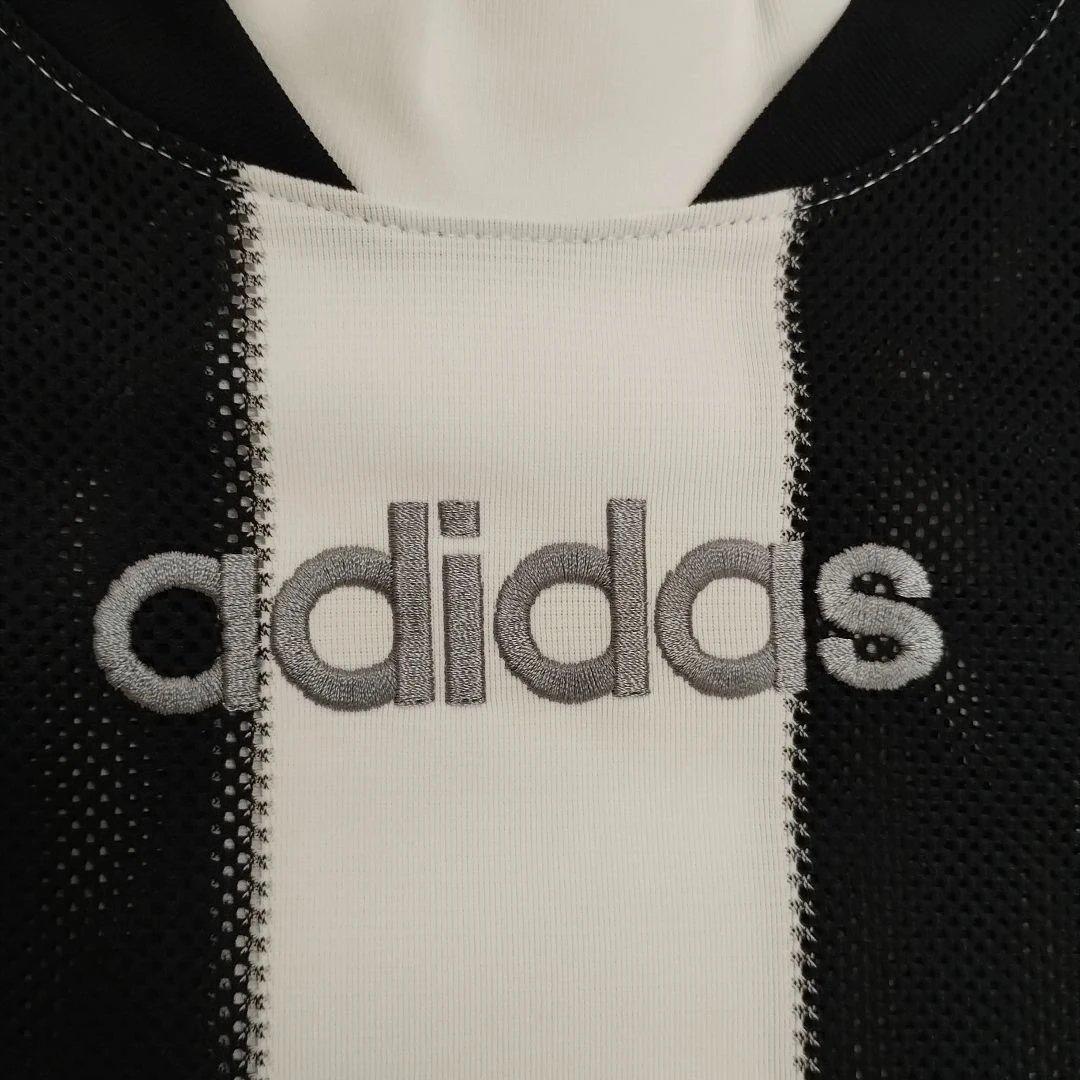 90s adidas ストライプメッシュシャツ