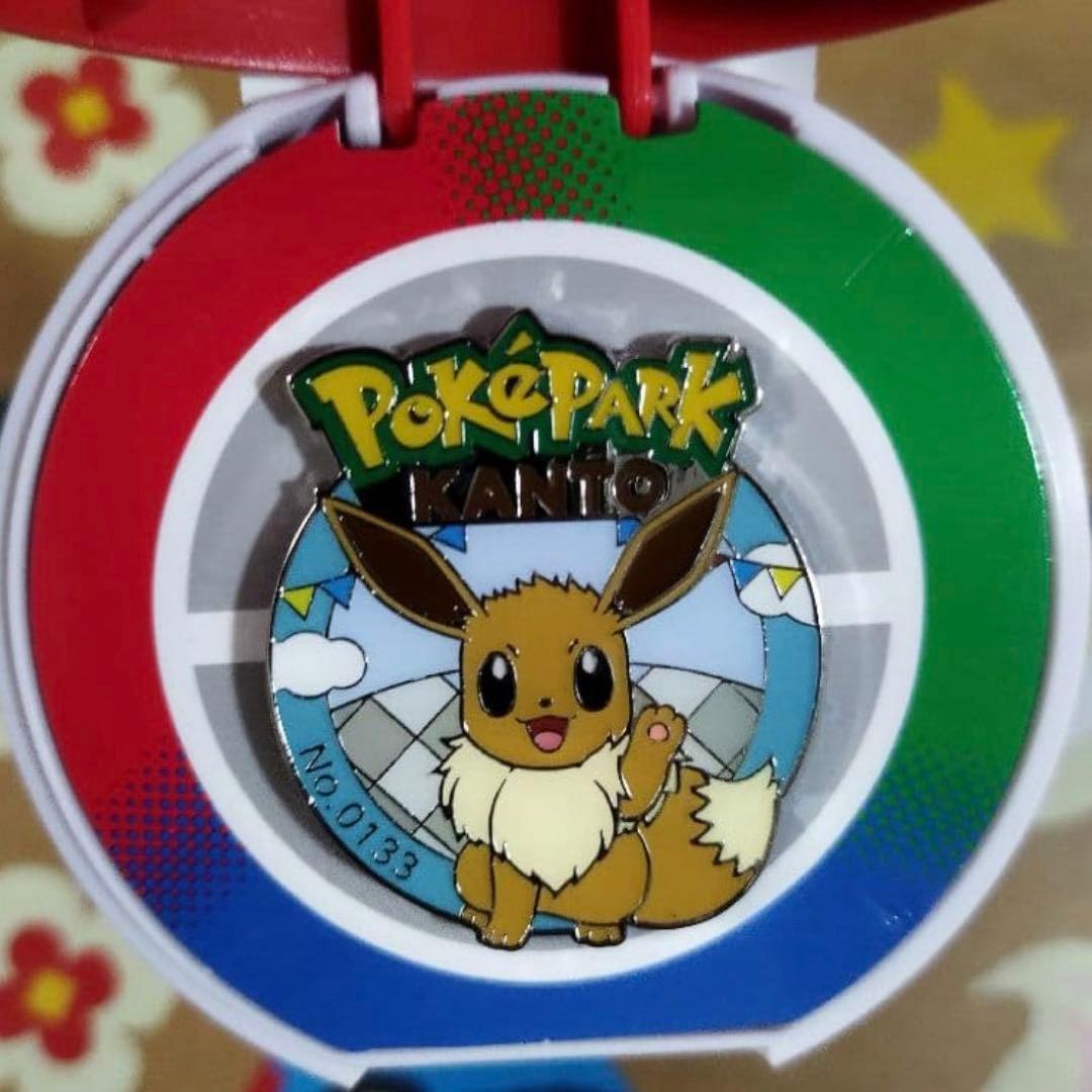 ポケパークカントー限定 イーブイ ピンバッジ