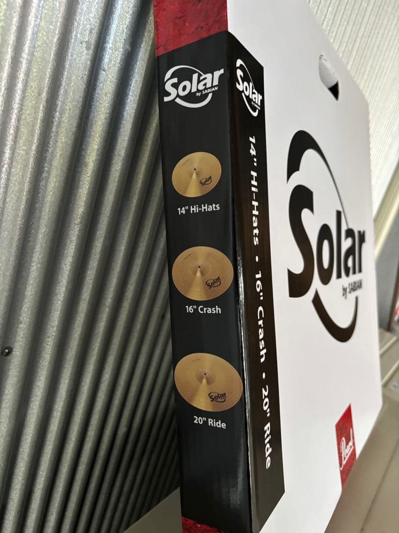 ◆新品◆超値引◆Solar by SABIAN シンバル4枚セット◆