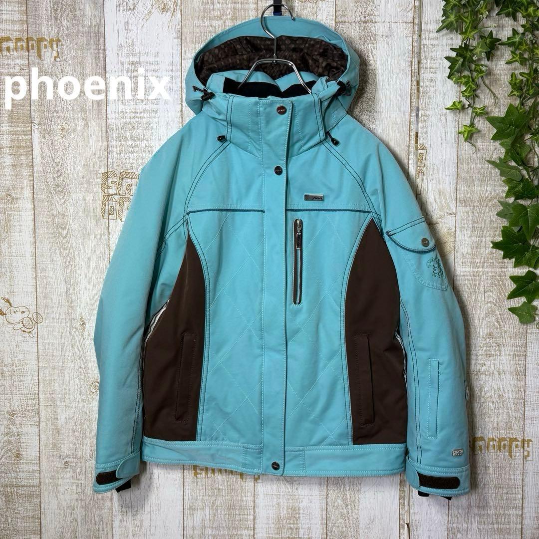 フェニックス　スキーウェア　上着　上だけ　M サックスブルー　スノボードウェア