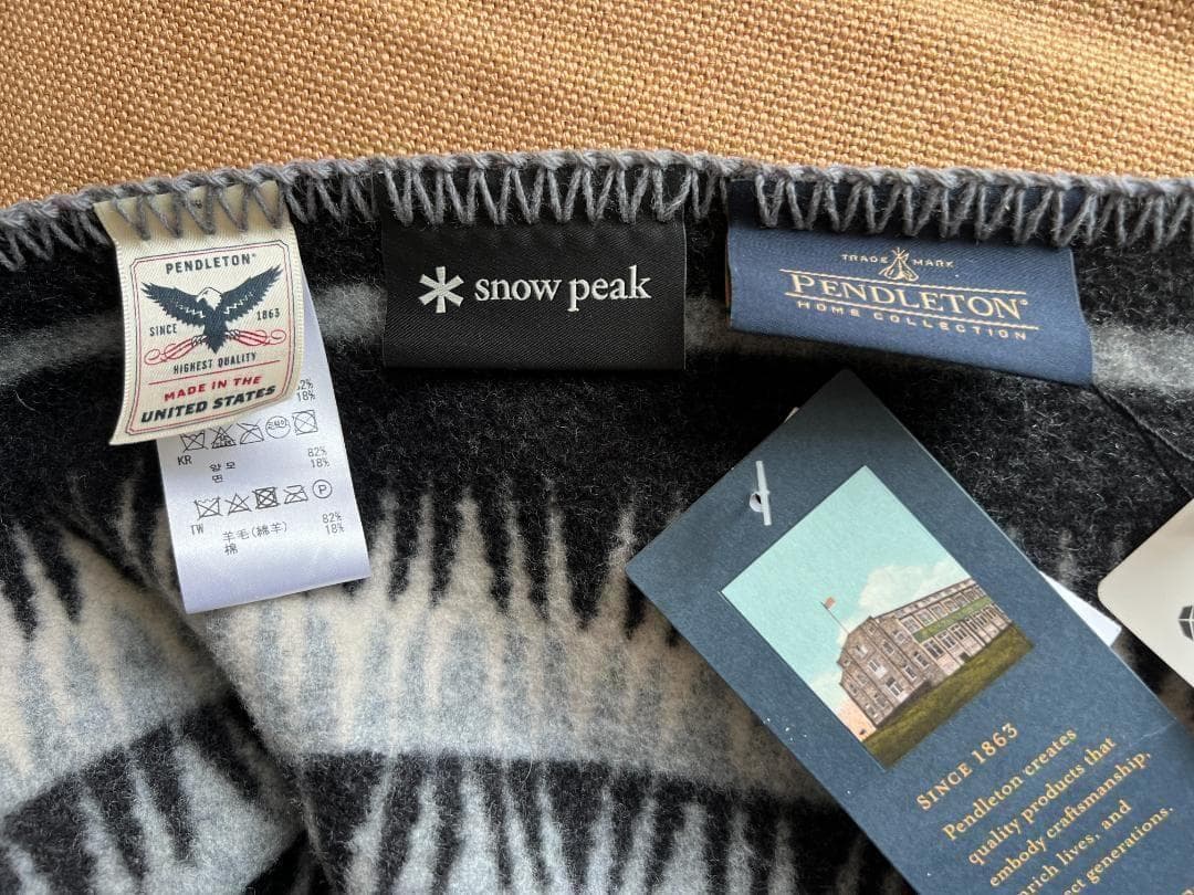 スノピーク×PENDLETON　長く使える Muchacho Blanket