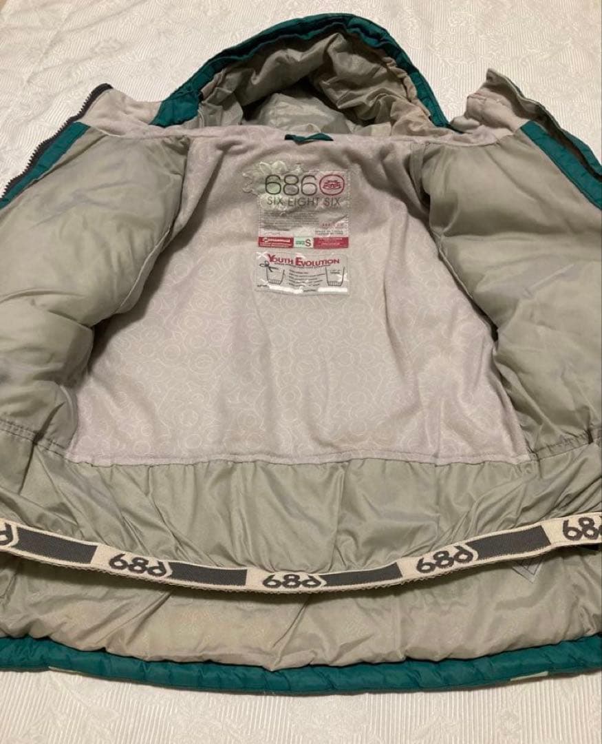 686 スキー　スノーボードウェア 上下セット Sサイズ