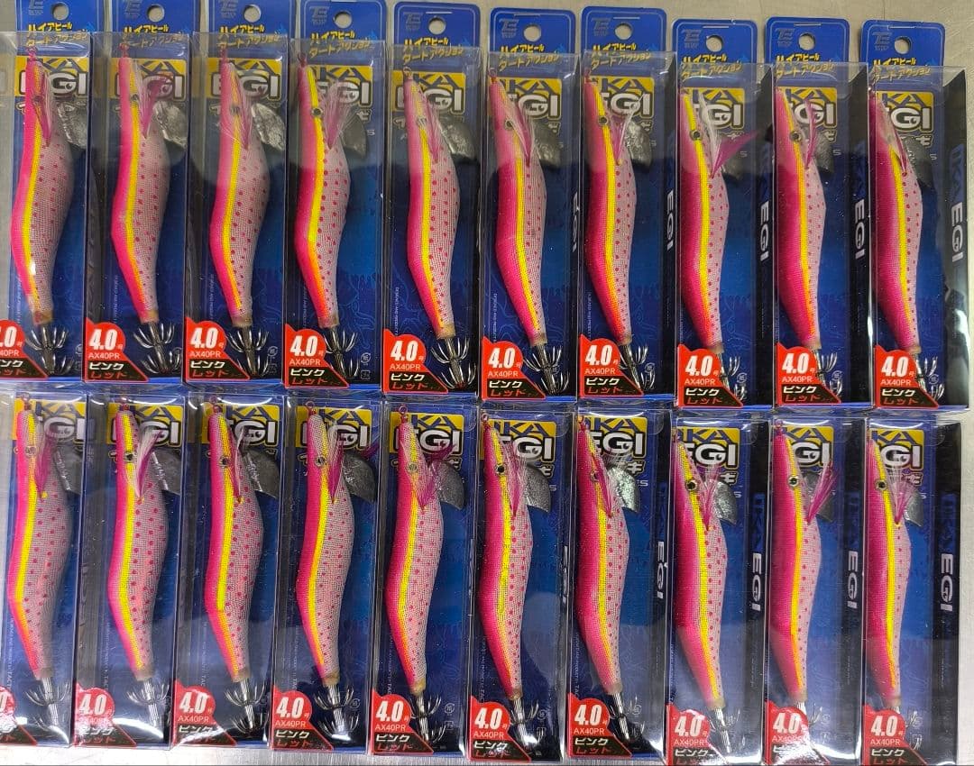 TE イカエギ4号　ピンクレッド　300個