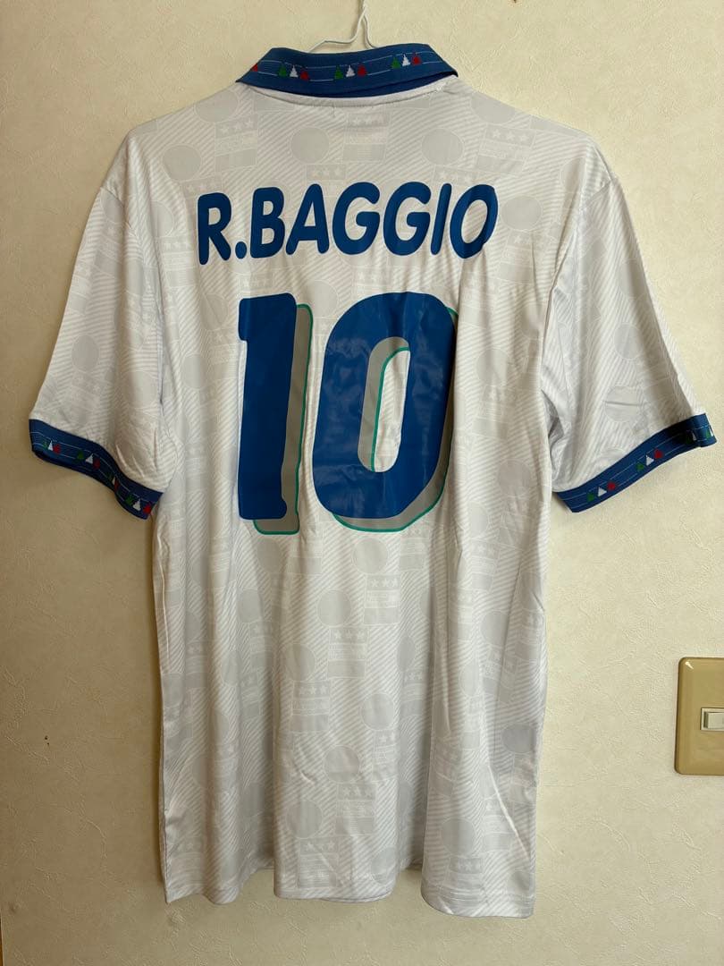 【新品タグ付】 1994 イタリア アウェイ 10: BAGGIO 2XL