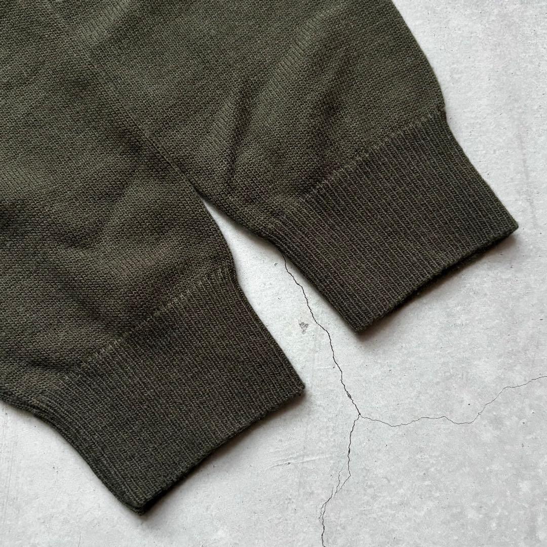 【美品】  GOLF Ｖネックニットセーター ワッペン