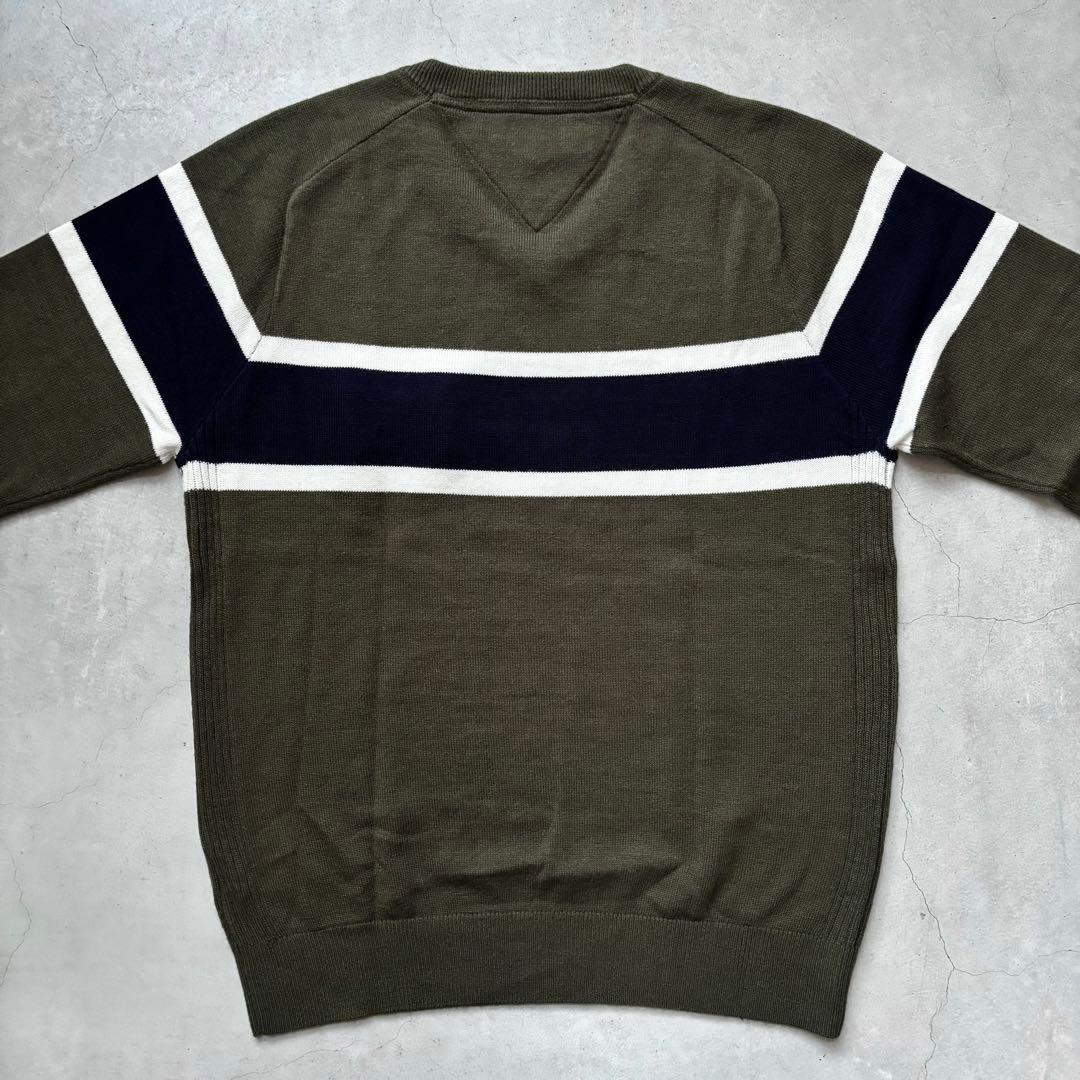 【美品】  GOLF Ｖネックニットセーター ワッペン