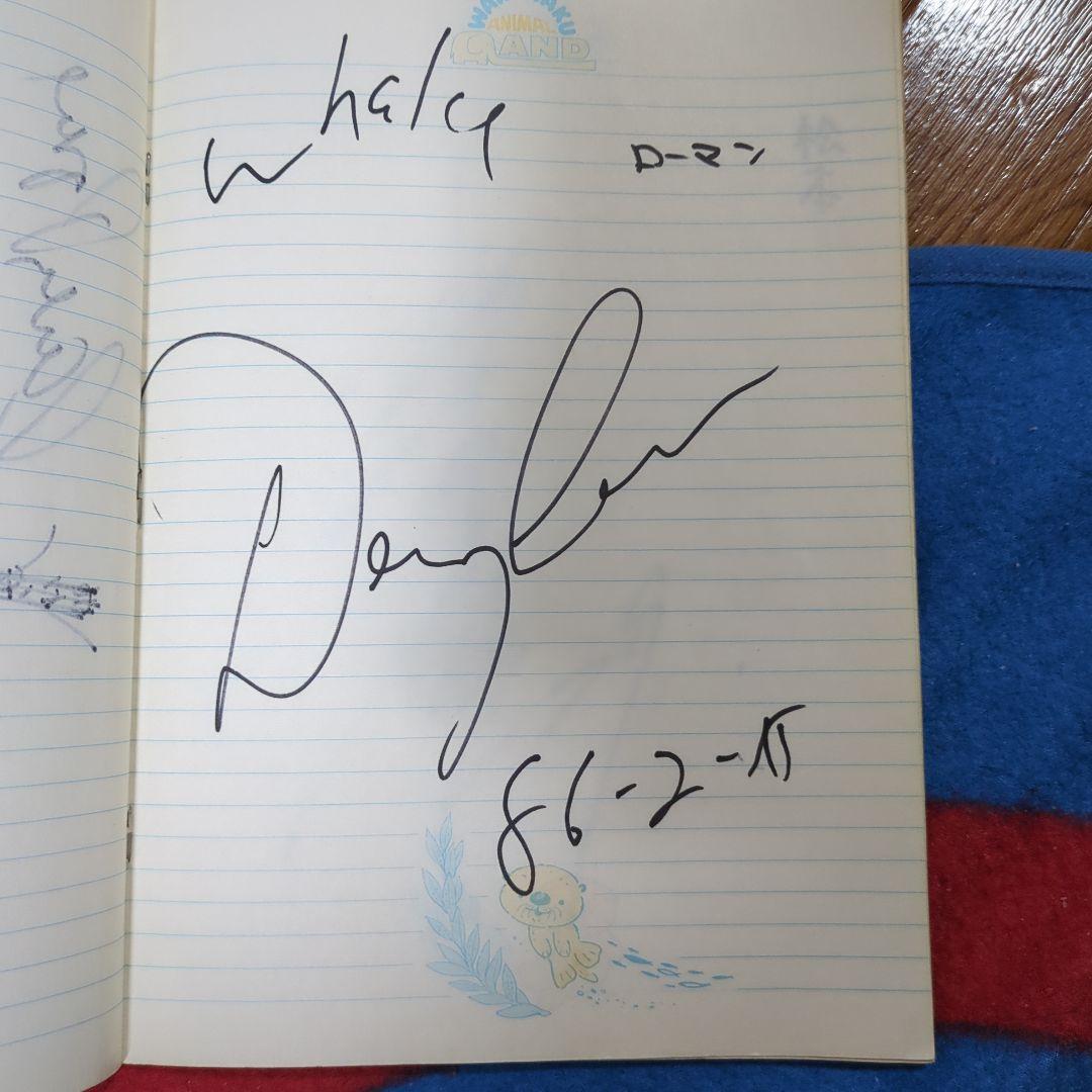 プロ野球選手サイン入り記念ノート