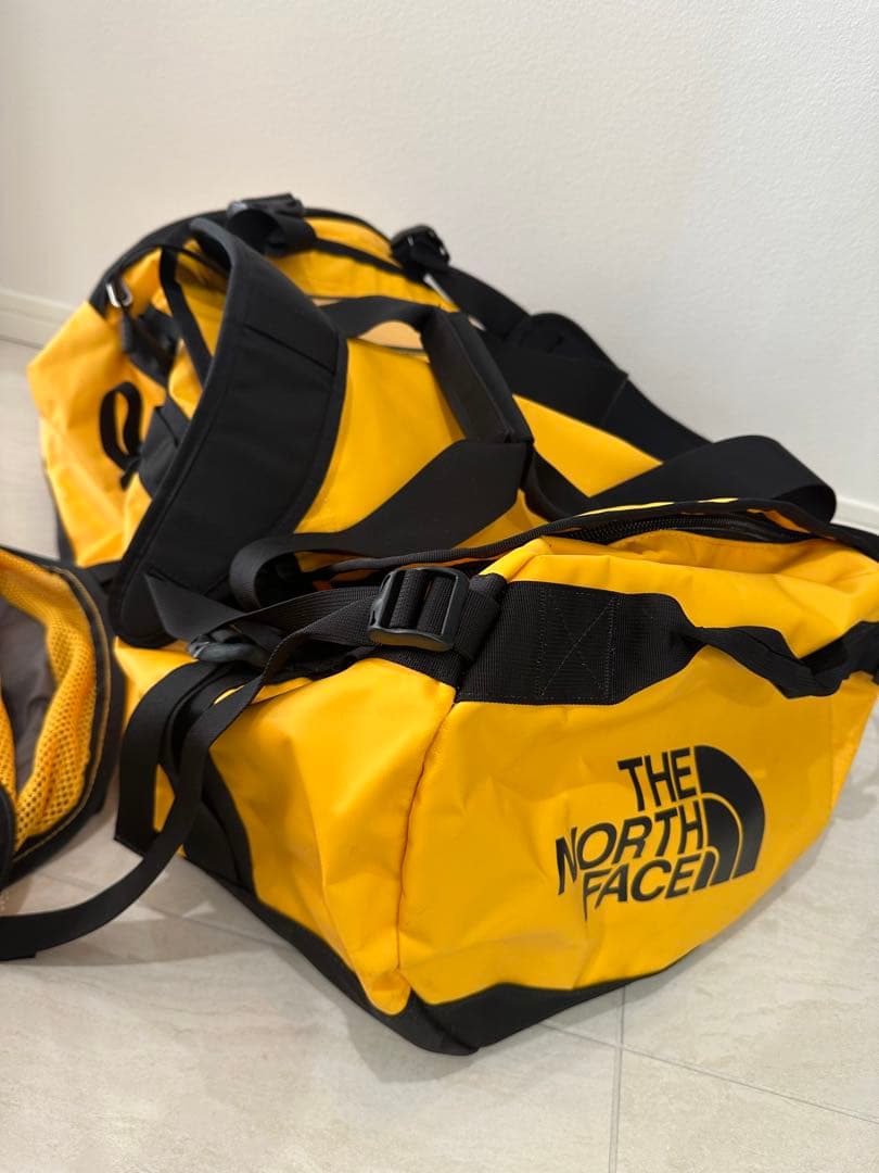 値下げ★THE NORTH FACE イエローダッフルバッグ 71L