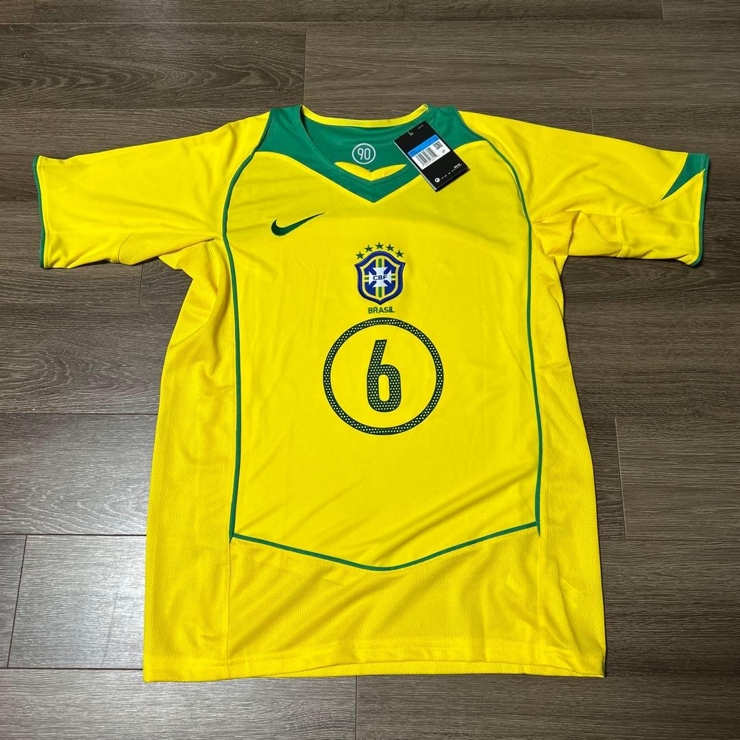 【未使用タグ付】ロベルトカルロス ユニフォーム　ブラジル代表