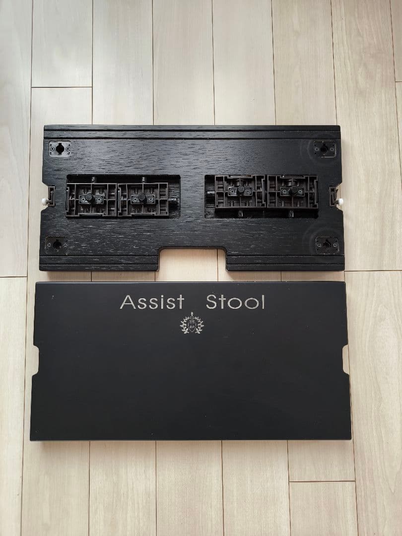 吉澤 PEACOCK ピアノ補助台 アシストスツール ブラック