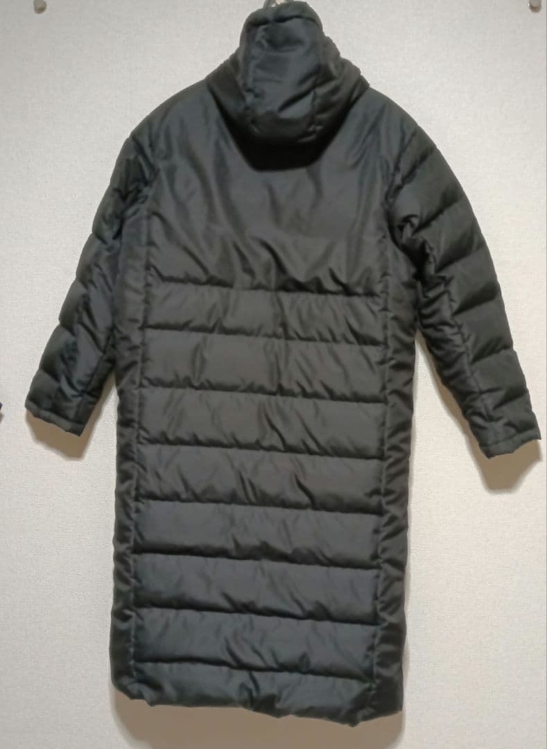 【クリーニング済】ミズノ　ベンチコート　ダウンコート　ロング　ブラック　サイズL