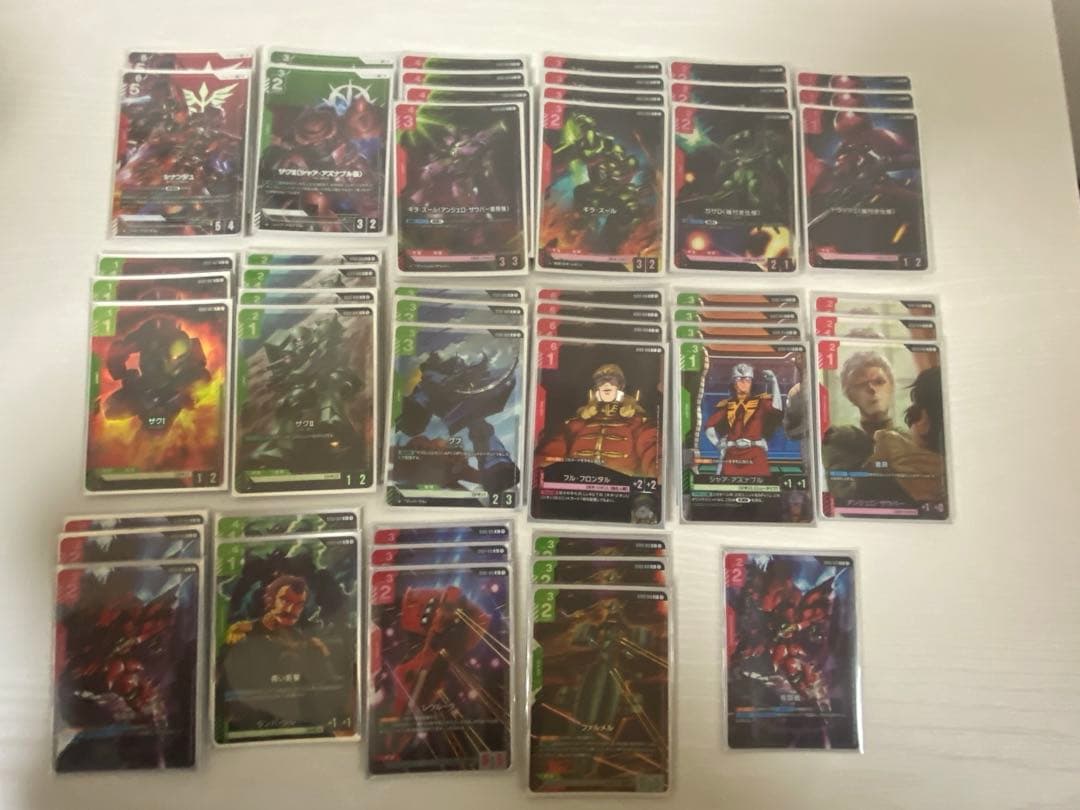 ガンダムカードゲームジオンズラッシュゴッドデッキ