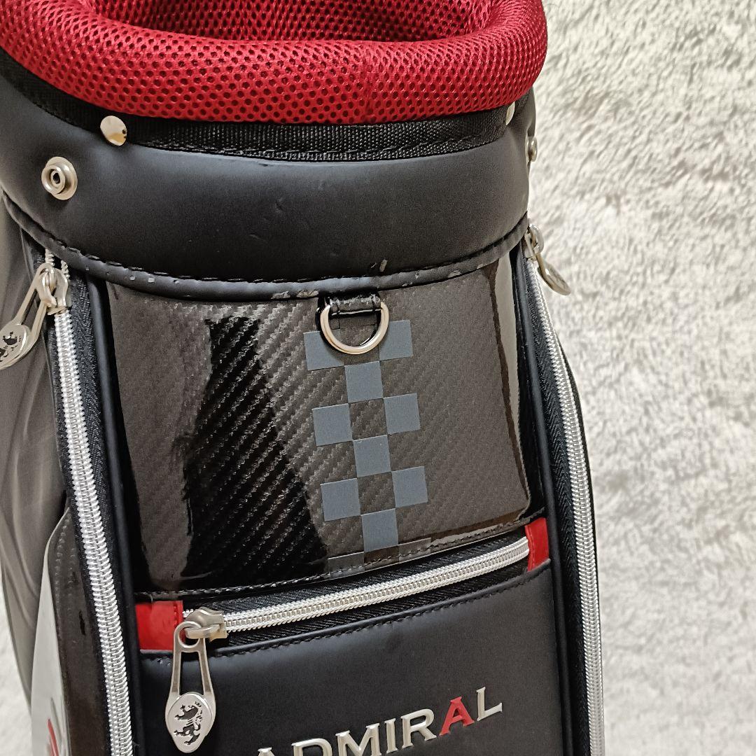 【未使用品】Admiral　GOLF　ゴルフ　キャディバッグ　訳あり　フード付き