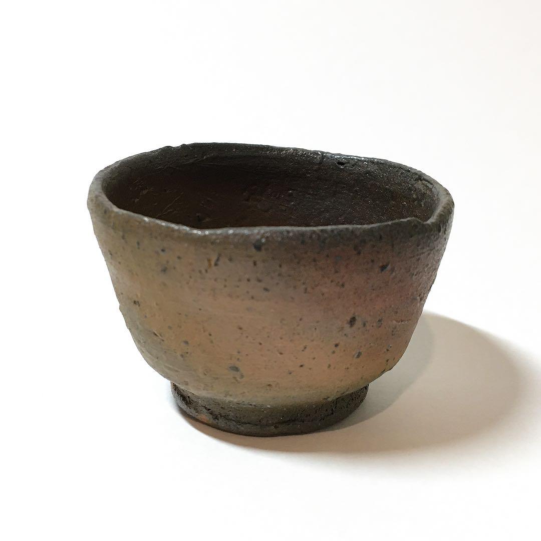 池田省吾　種子島焼締　ぐい呑