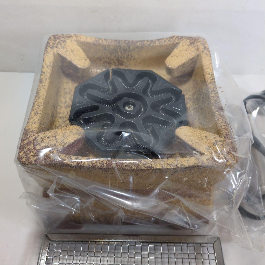 江戸火鉢　電気コンロ　野々田商店　電熱器　卓上コンロ　茶道具　昭和レトロ