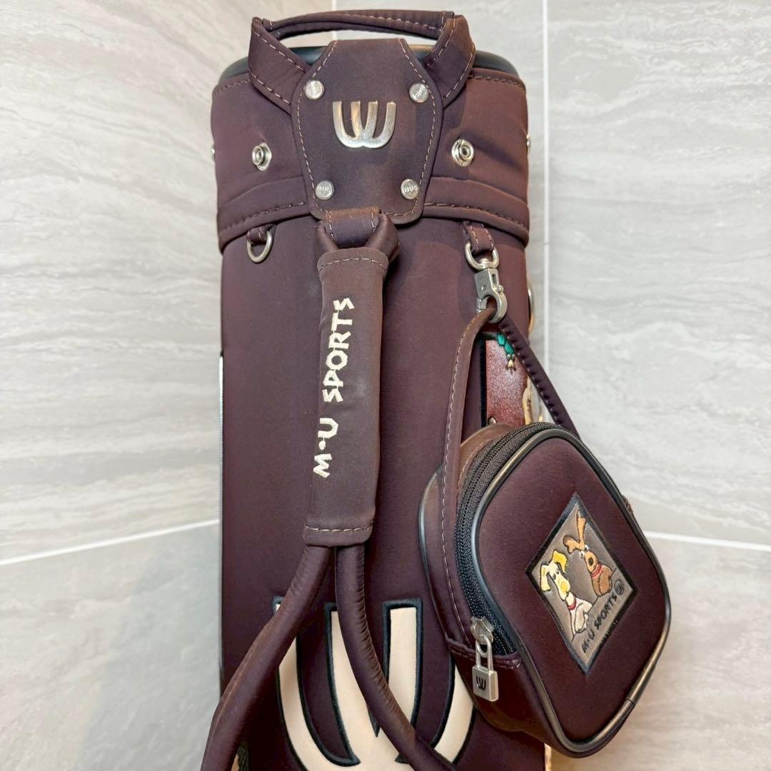 M・Uスポーツ ミエコ ウエサコ　キャディバッグ　キャスター付き