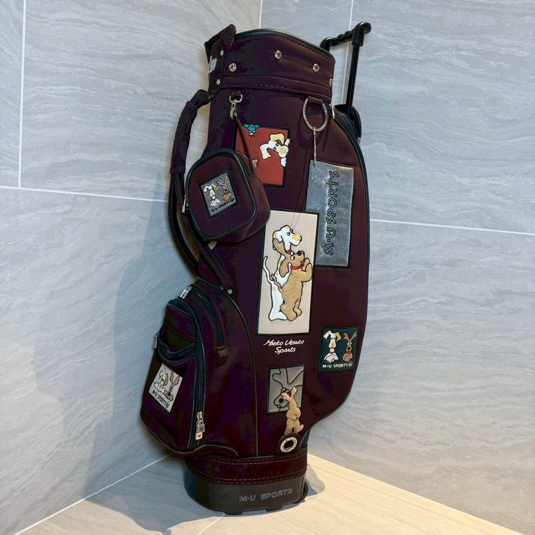 M・Uスポーツ ミエコ ウエサコ　キャディバッグ　キャスター付き