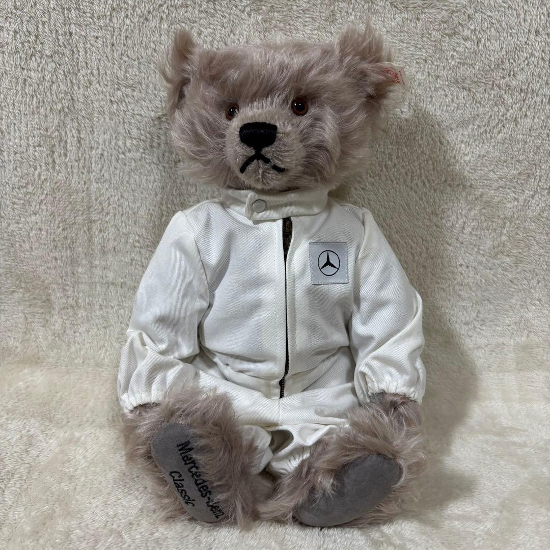 【限定品】Steiff シュタイフ ベンツ コラボ ベア 白タグ 赤文字