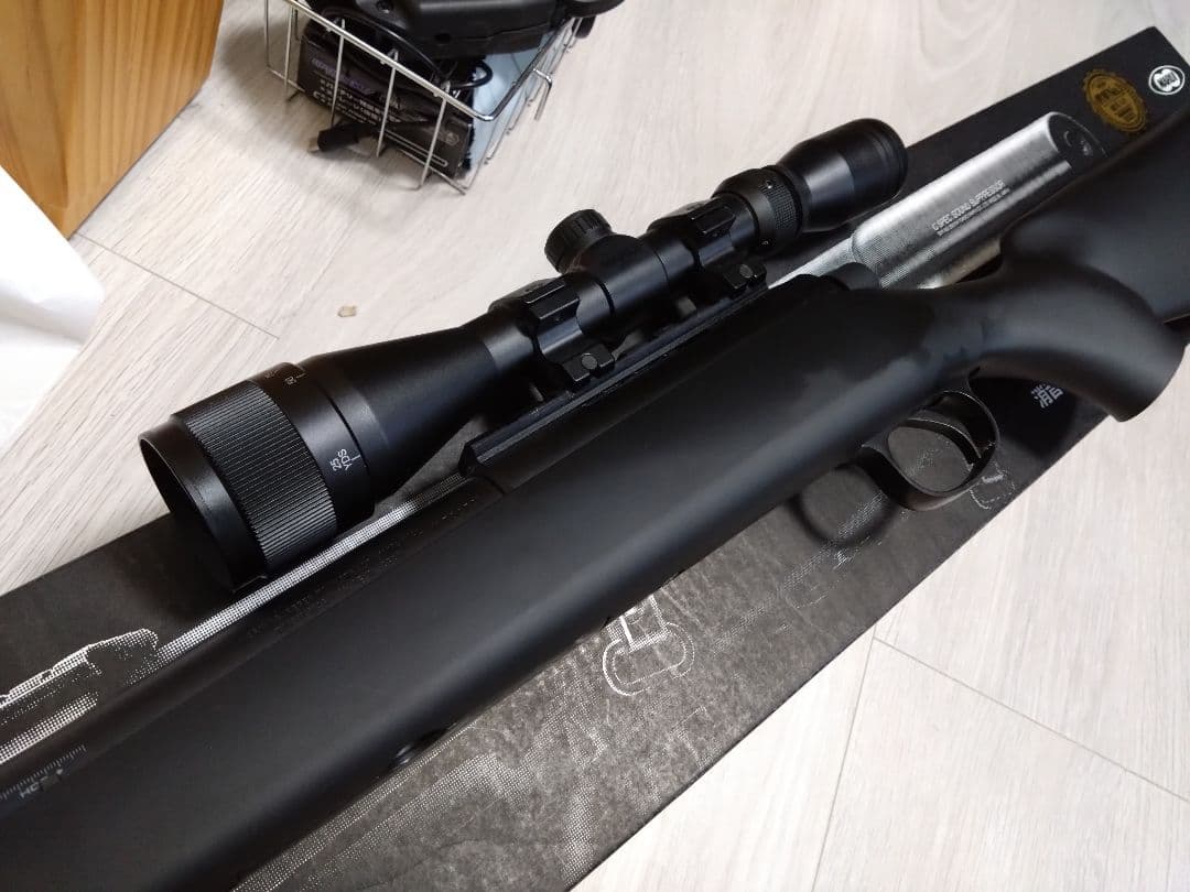 VSR-10 エアコッキングライフル Gスペックスコープ、バイポット付き