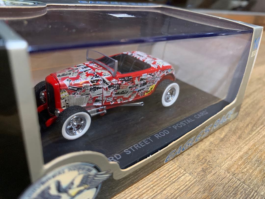 Ford street ROD POSTALCARD ミニカー　1/43