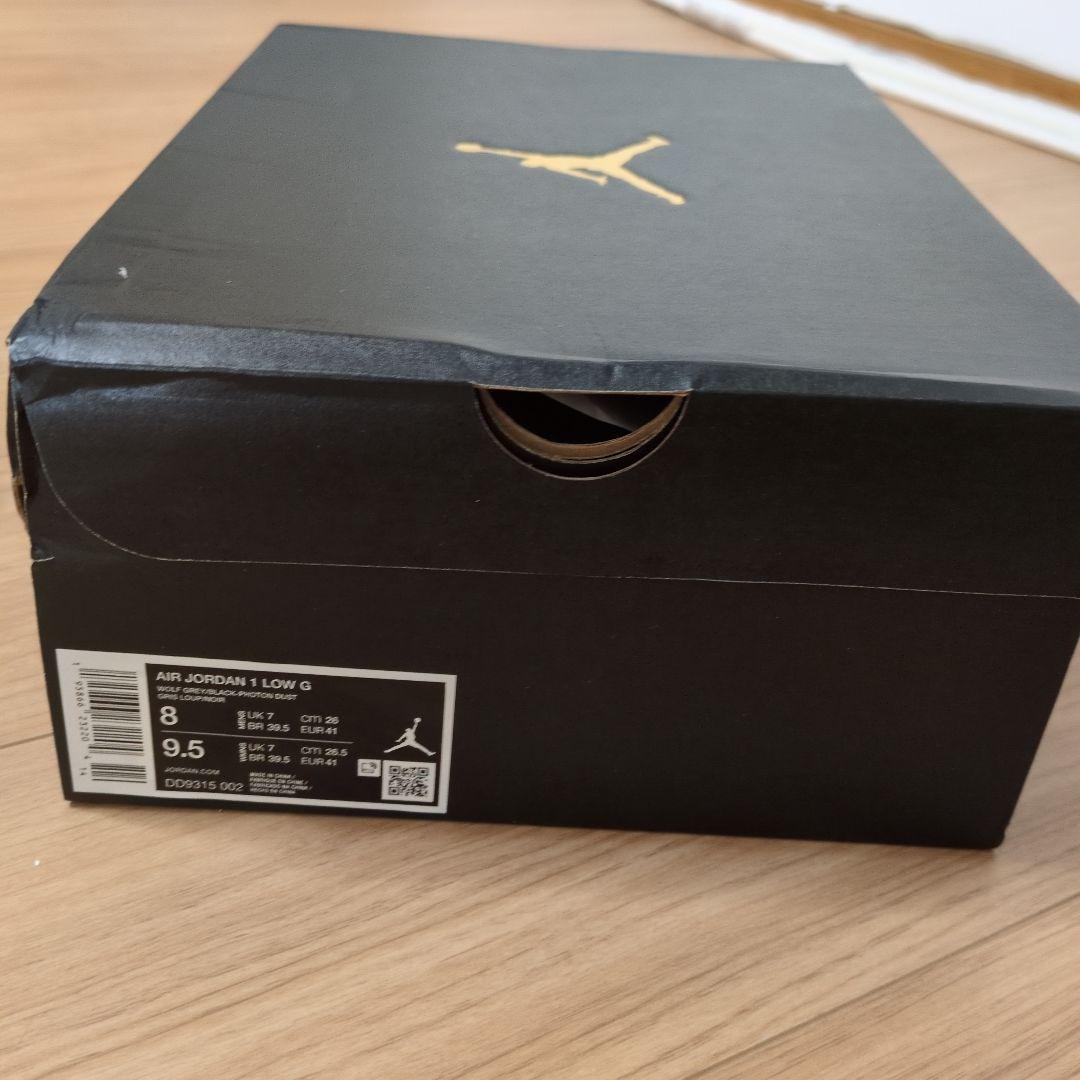 NIKEAir Jordan 1 　ゴルフスニーカー　ウルフグレー