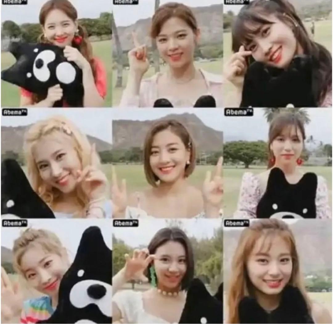 【本物】TWICE グッズ　ダヒョン直筆サイン　ぬいぐるみ abemaTV