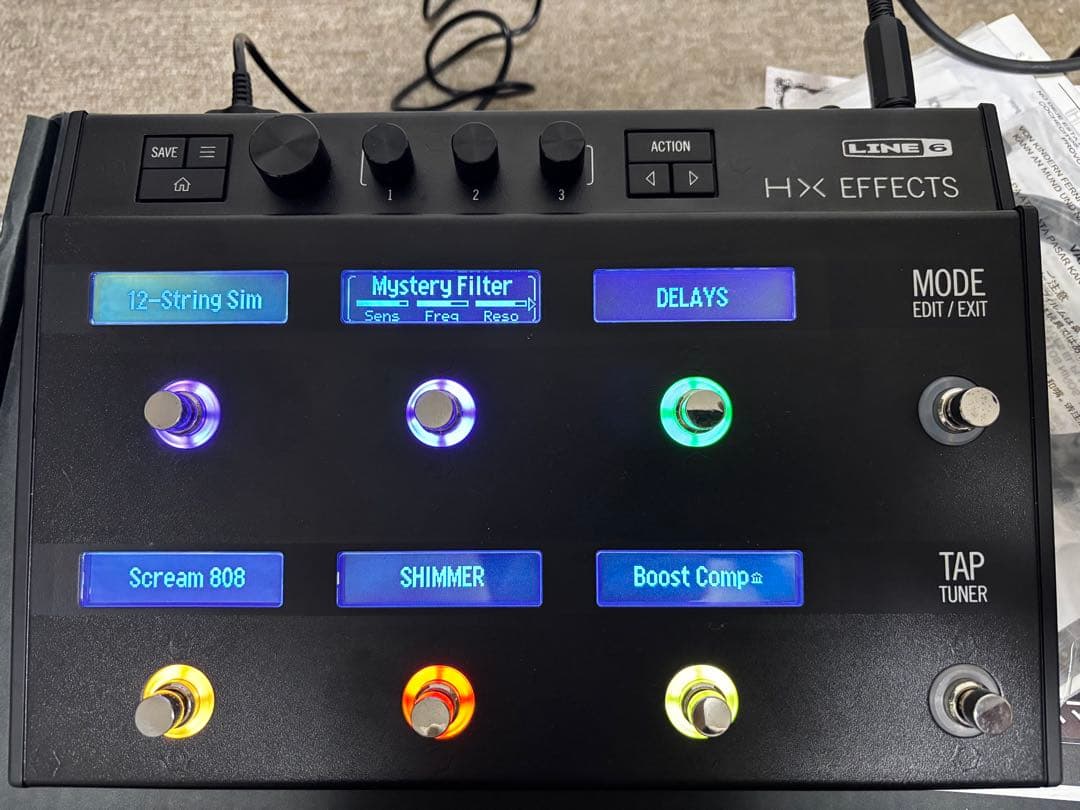 LINE 6 HX Effects エクスプレッションペダルEX1付属