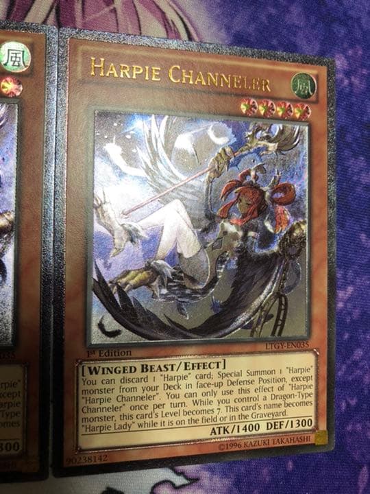 遊戯王 英語 EU版 ハーピィチャネラー 1st レリーフ 3枚