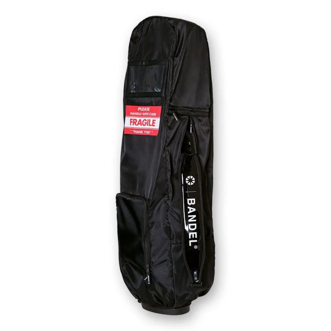 【新品・タグ付き】BANDEL ゴルフ キャディバッグ トラベルカバー 黒