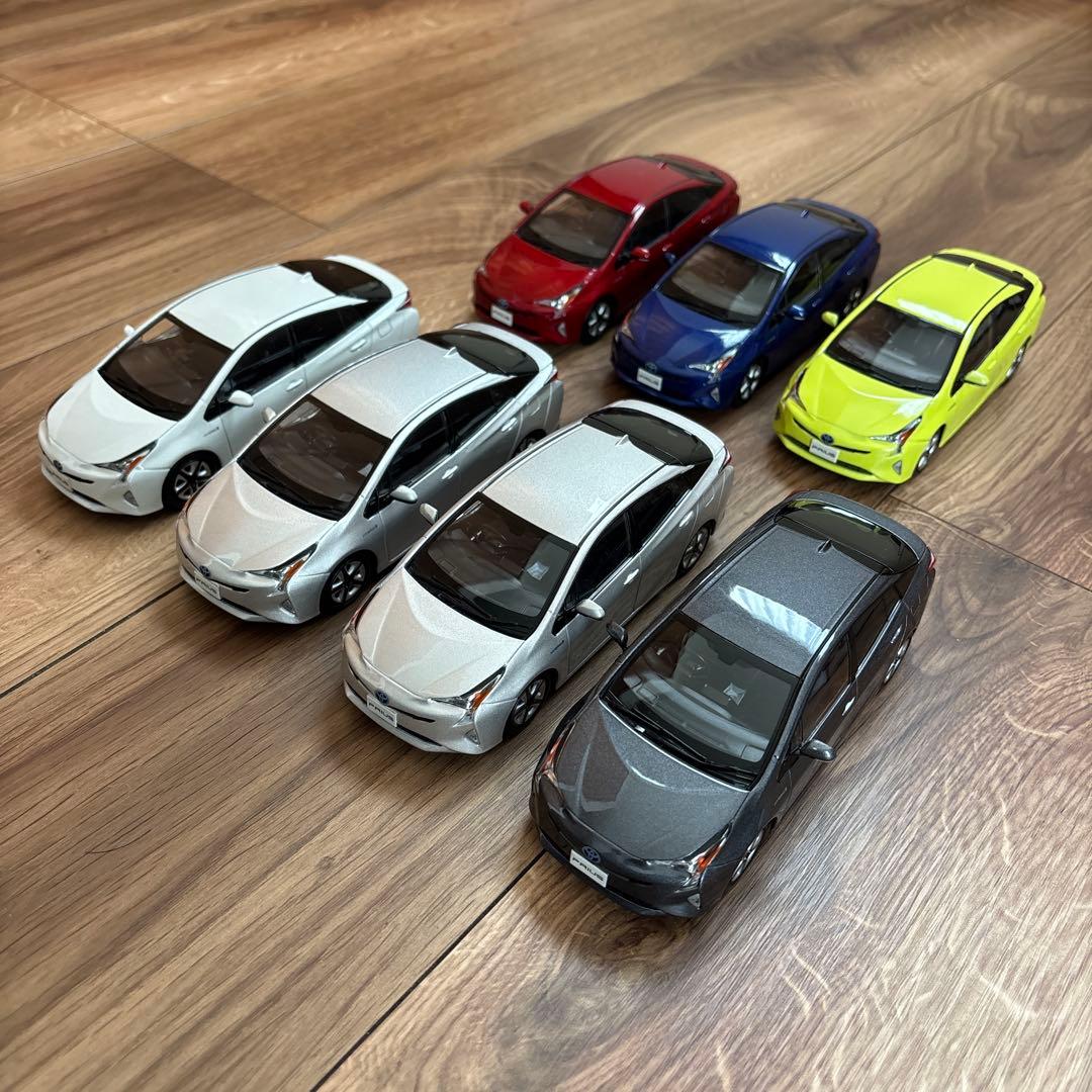 Ten　50プリウス前期型 ミニカー7色セット