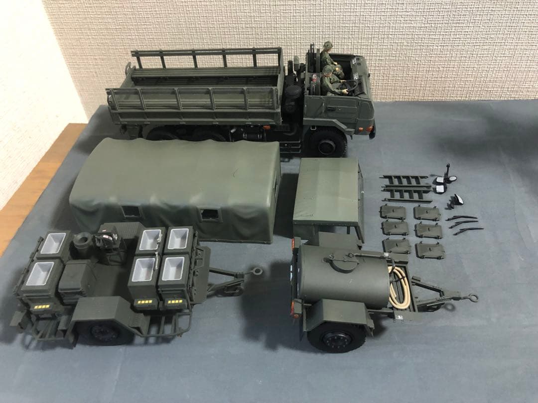 陸上自衛隊　73式大型トラック　プラモデル