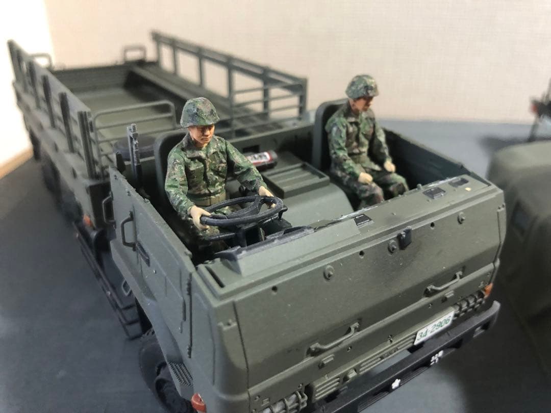 陸上自衛隊　73式大型トラック　プラモデル