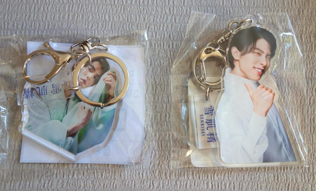 羽生結弦/雪肌精ノベルティ7点セット/キーホルダー・ミラー他