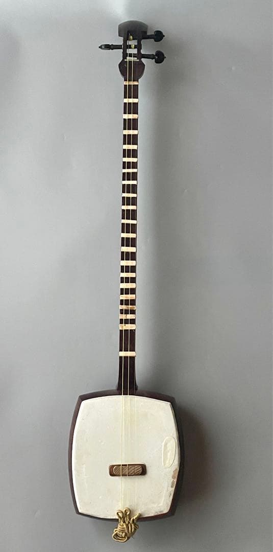 レア　フレット付　三味線